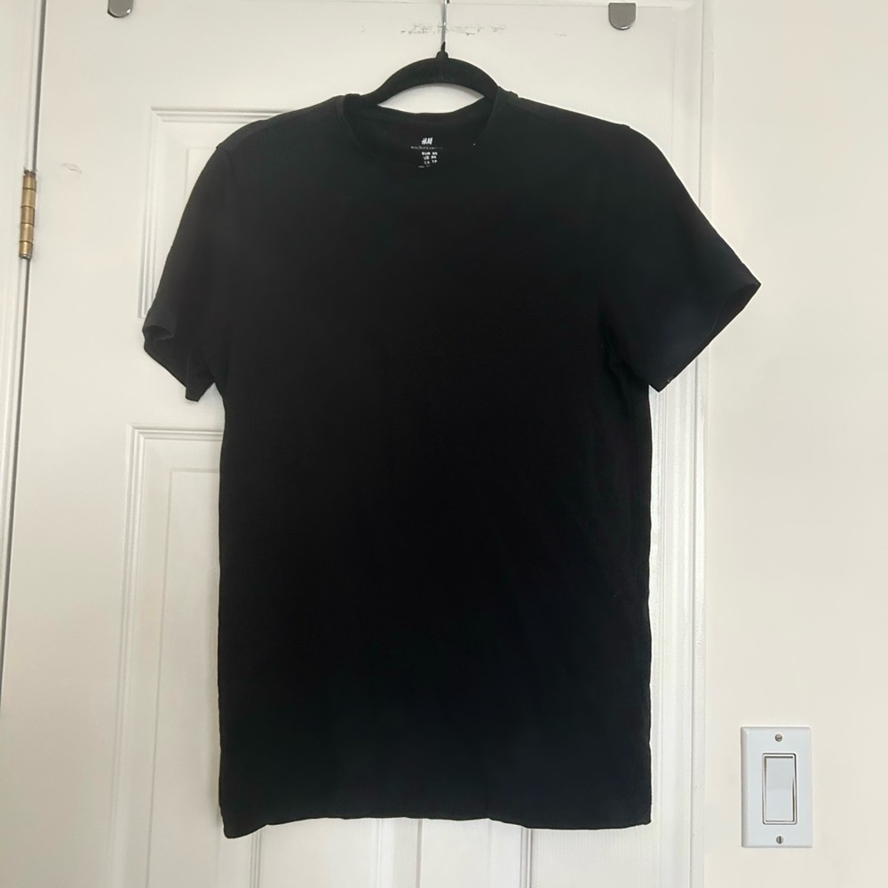 H&M Slim Black T-Shirt